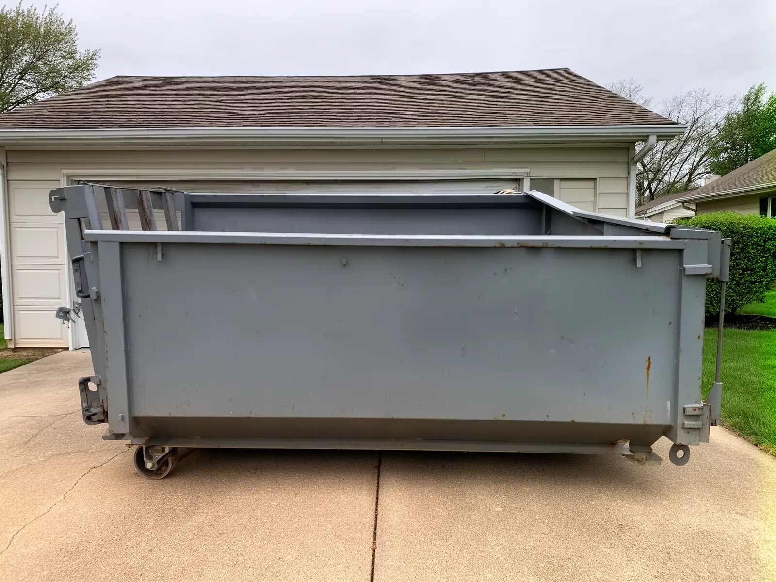 Roll-off dumpster from Hall's Dumpster Rental in West Jordan, UT